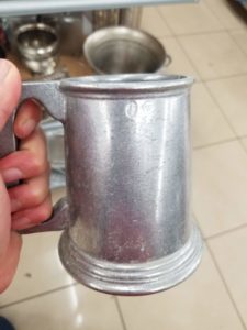 pewter mug